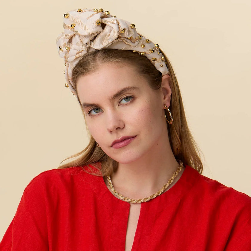 GOLD SERPENTINE MESH NECKLACE