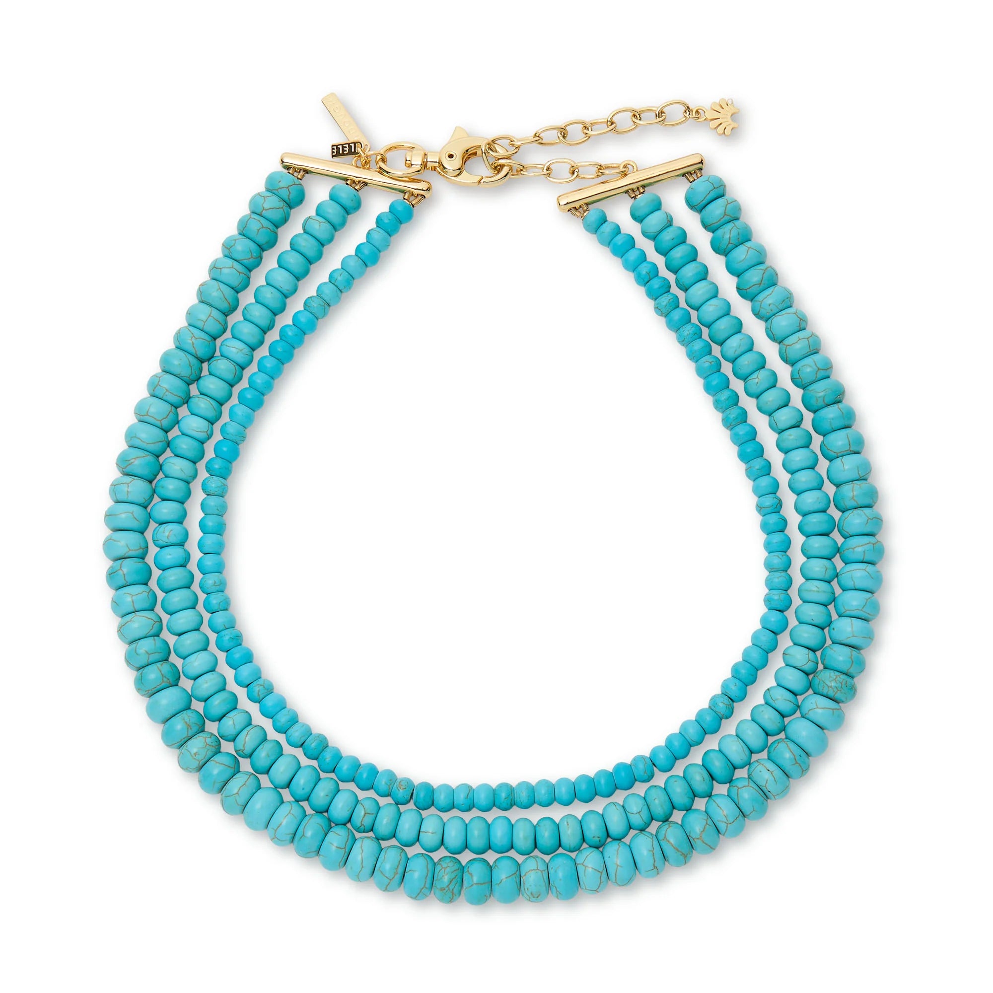 TURQUOISE MULTI STRAND NECKLACE