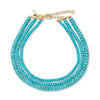 TURQUOISE MULTI STRAND NECKLACE