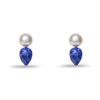 LAPIS DOUBLE DROP VESSEL EARRINGS