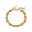 GOLD SERPENTINE MESH BRACELET