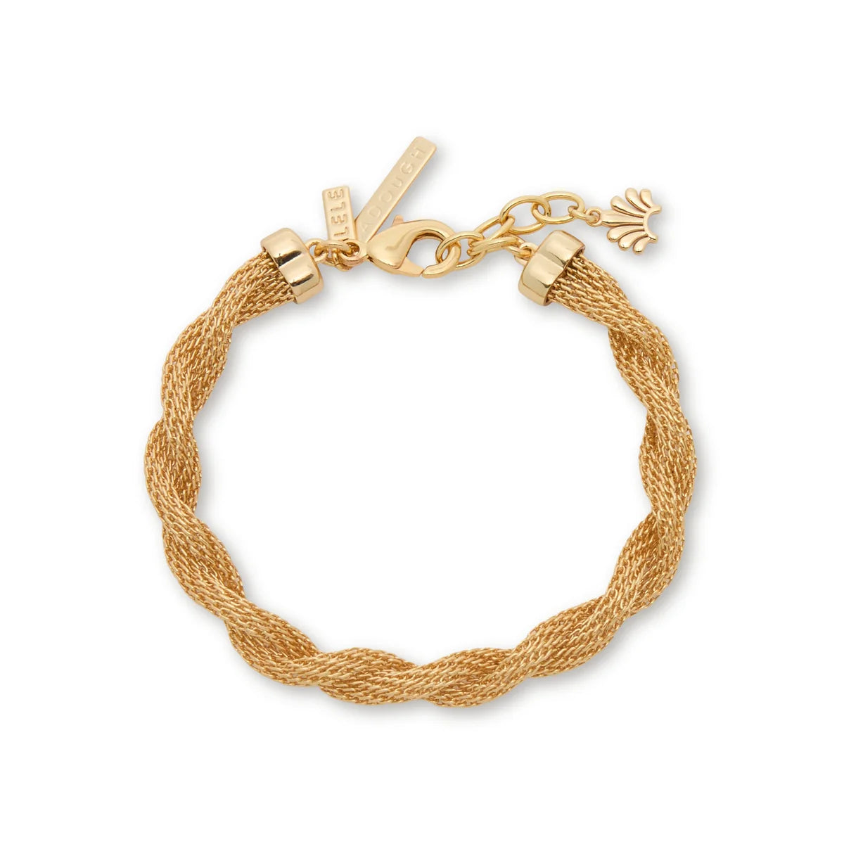 GOLD SERPENTINE MESH BRACELET