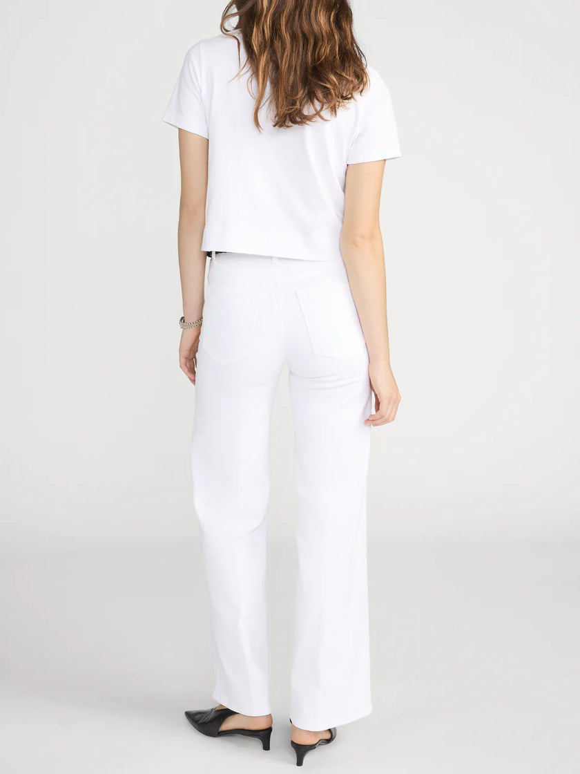 LE SLIM PALAZZO IN WHITE
