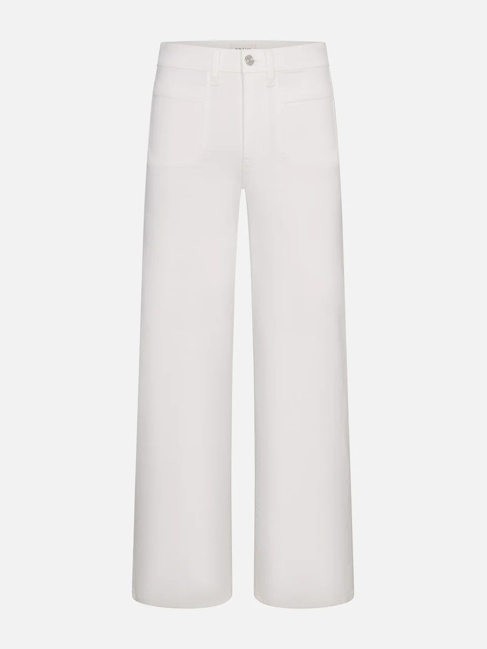 LE SLIM PALAZZO MODERNIST POCKET IN WHITE