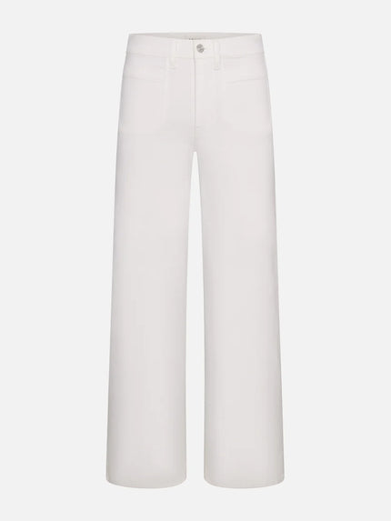 LE SLIM PALAZZO MODERNIST POCKET IN WHITE