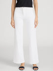 LE SLIM PALAZZO MODERNIST POCKET IN WHITE