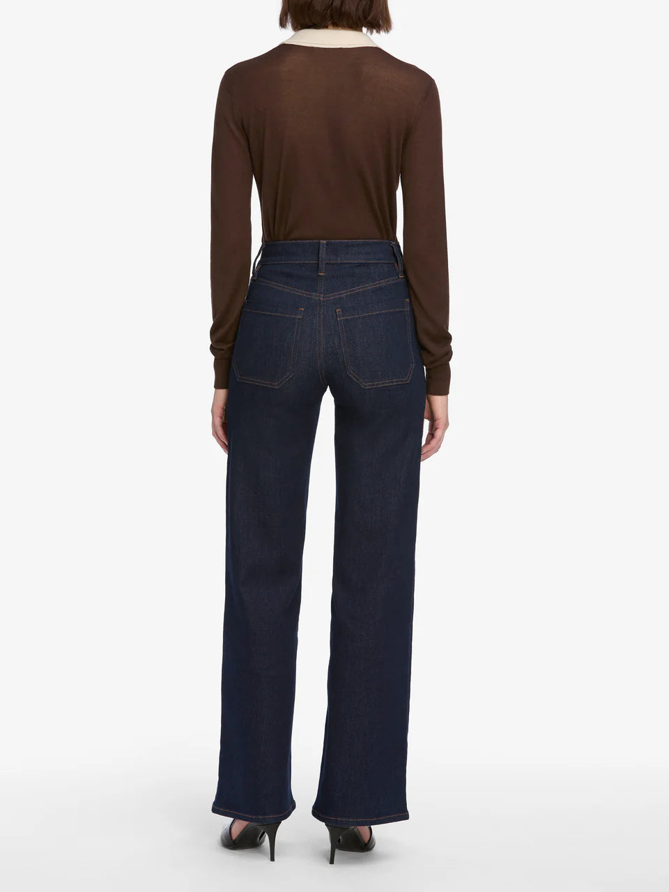 LE SLIM PALAZZO MODERNIST POCKET IN RINSE