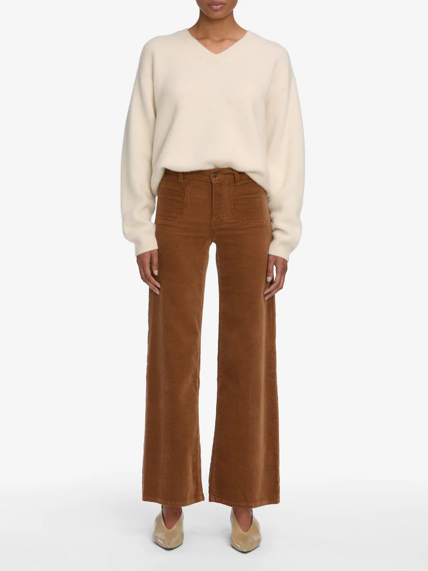 LE SLIM PALAZZO MODERNIST POCKET CORDUROY