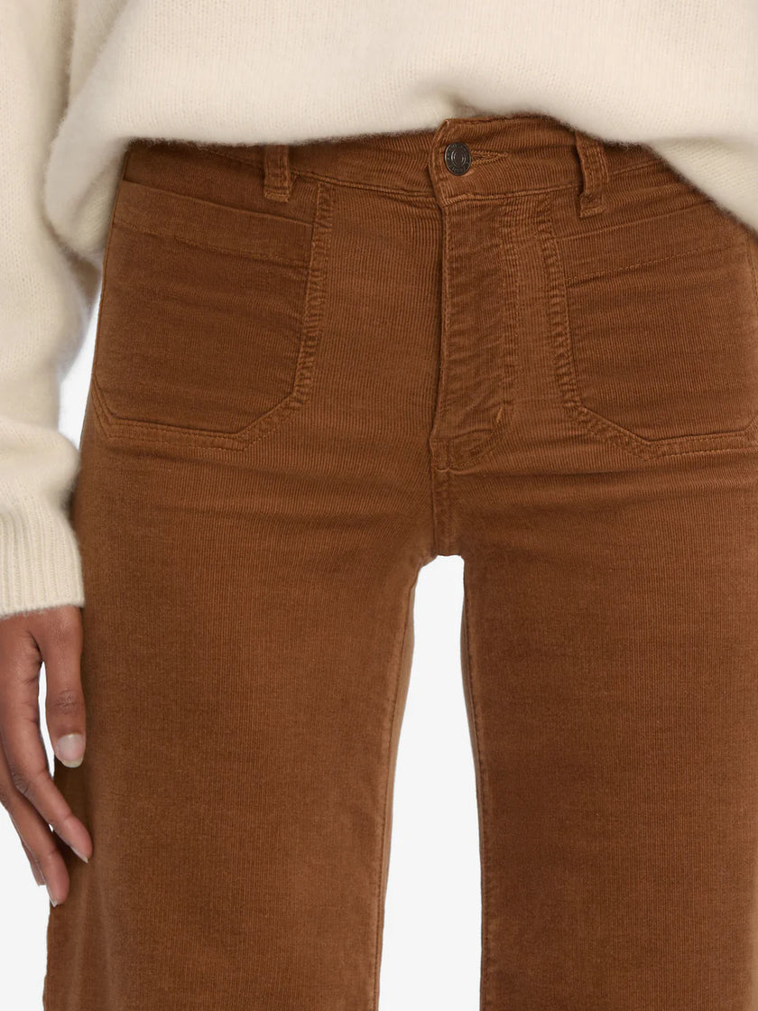 LE SLIM PALAZZO MODERNIST POCKET CORDUROY