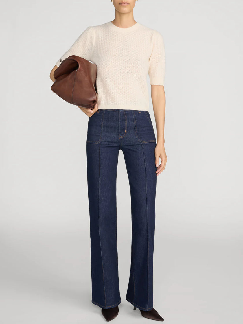 LE SLIM PALAZZO PINTUCK POCKET