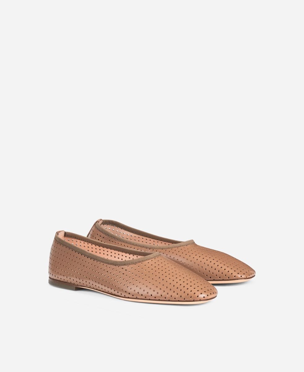 LUCY PERFORATED BALLET FLAT