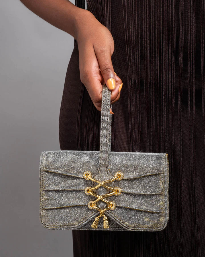 LACE UP WRISTLET