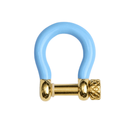 LIGHT BLUE CARABINER