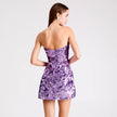 LINDA MINI DRESS IN VIOLET