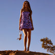 LINDA MINI DRESS IN VIOLET