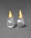 LUMINOUS LUCITE ARCHED SMALL POST EARRING