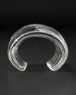 LIQUID LUCITE WIDE RIPPLE CUFF
