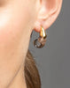 LUMINOUS LUCITE ARCHED SMALL POST EARRING