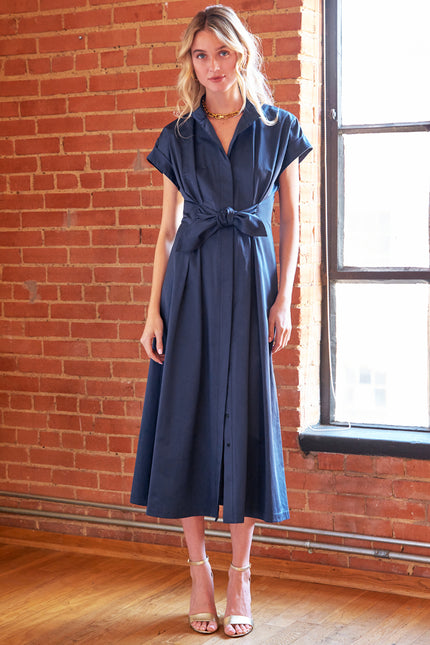 LONG ROCKY SHIRTDRESS
