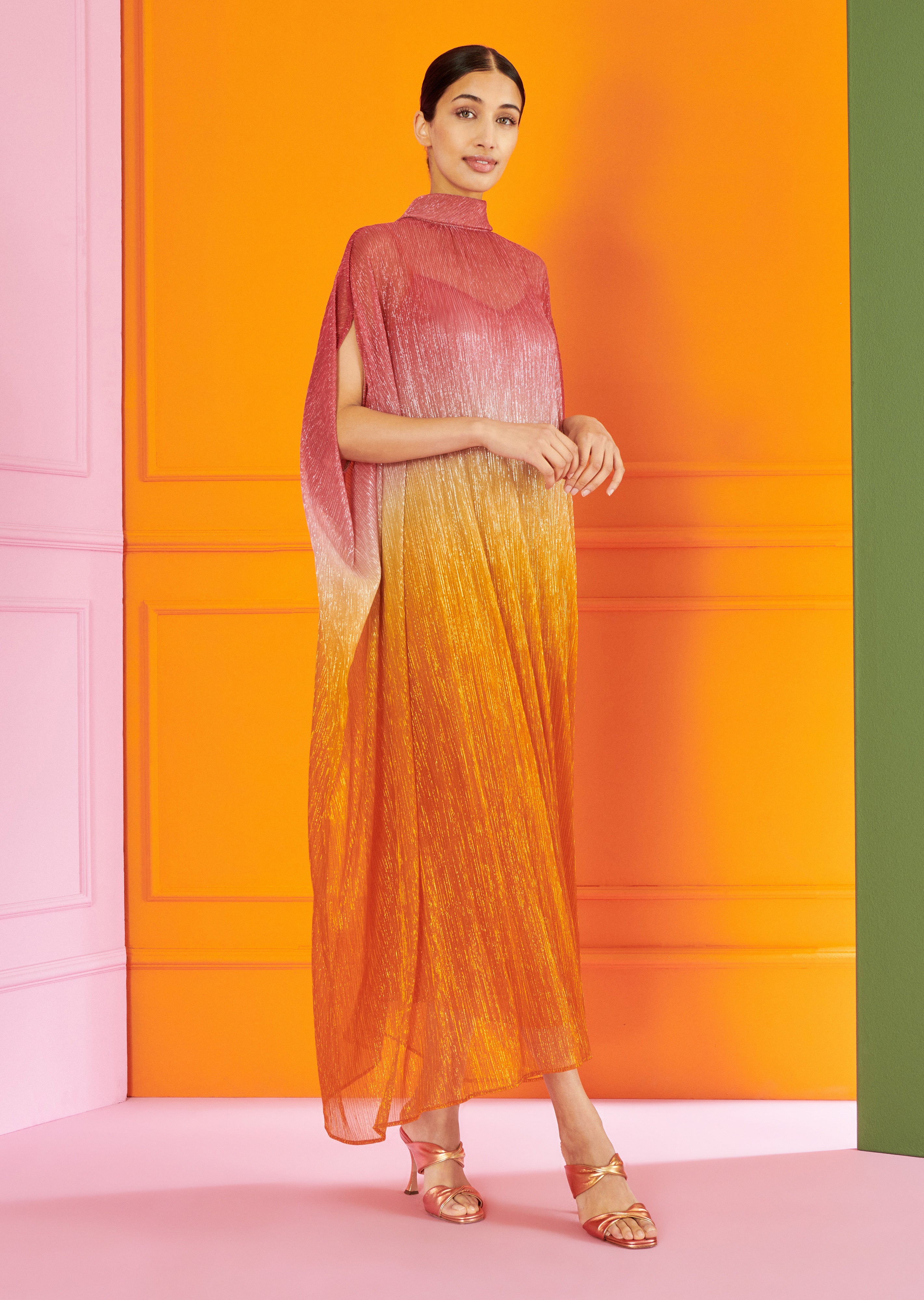 SUNSHINE OMBRE VOILE CAFTAN