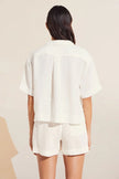 GARMENT DYED LINEN SHORT SET