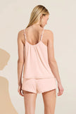 GISELE TENCEL MODAL RUFFLE CAMI AND SHORTIE SHORT SET