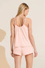 GISELE TENCEL MODAL RUFFLE CAMI AND SHORTIE SHORT SET