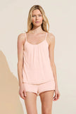 GISELE TENCEL MODAL RUFFLE CAMI AND SHORTIE SHORT SET