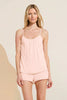 GISELE TENCEL MODAL RUFFLE CAMI AND SHORTIE SHORT SET