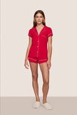GISELE TENCEL MODAL SHORTIE SHORT PJ SET