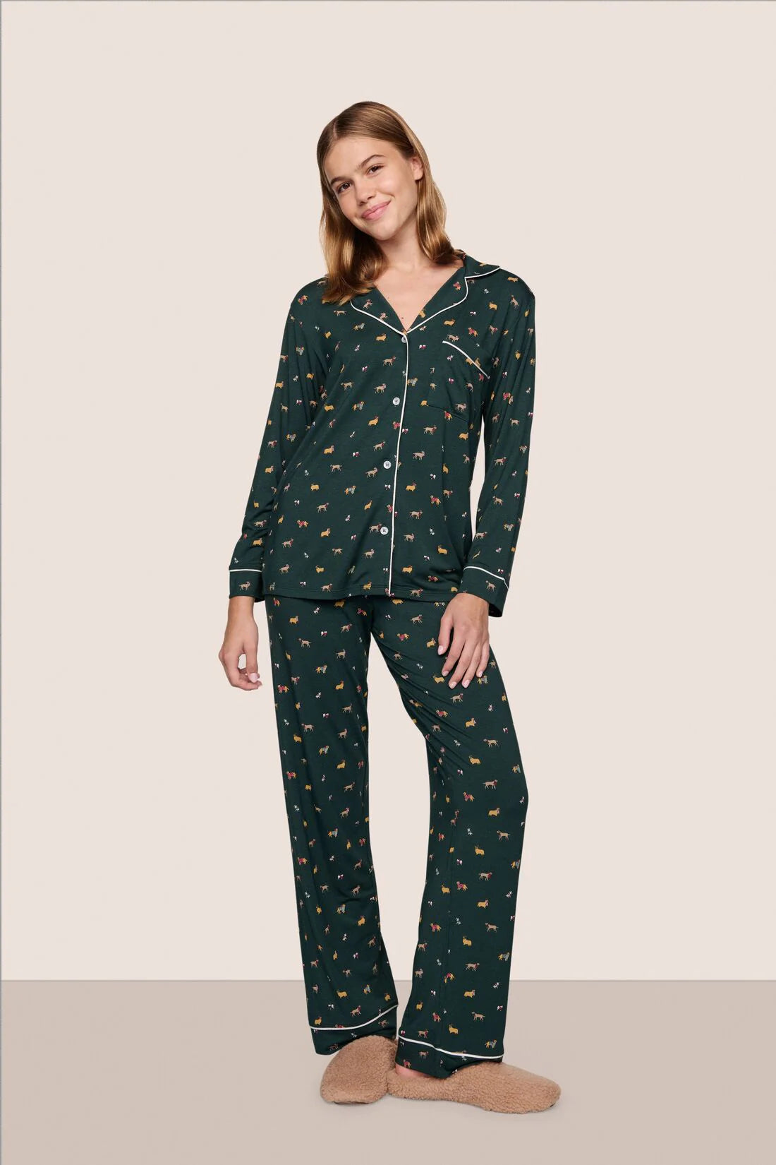 GISELE PRINT TENCEL MODAL LONG PJ SET