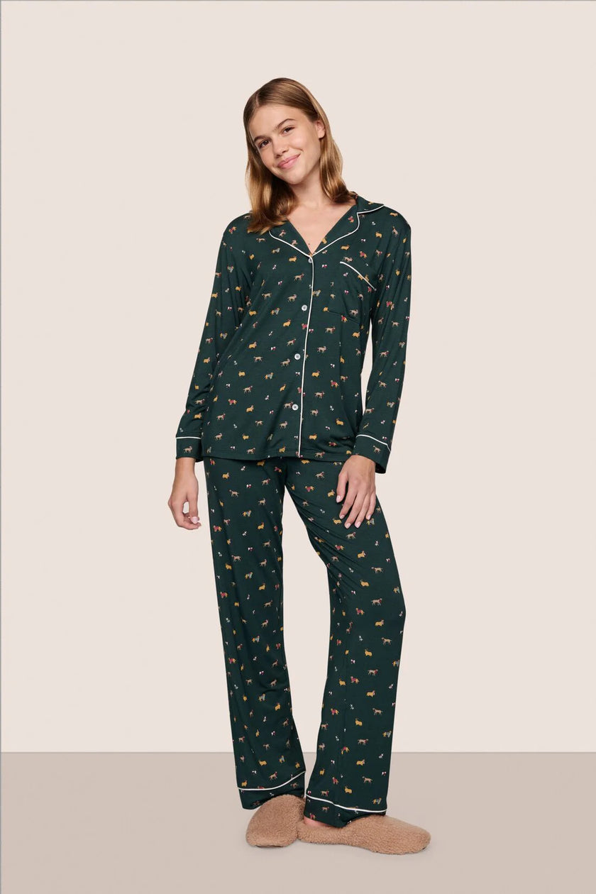 GISELE PRINT TENCEL MODAL LONG PJ SET