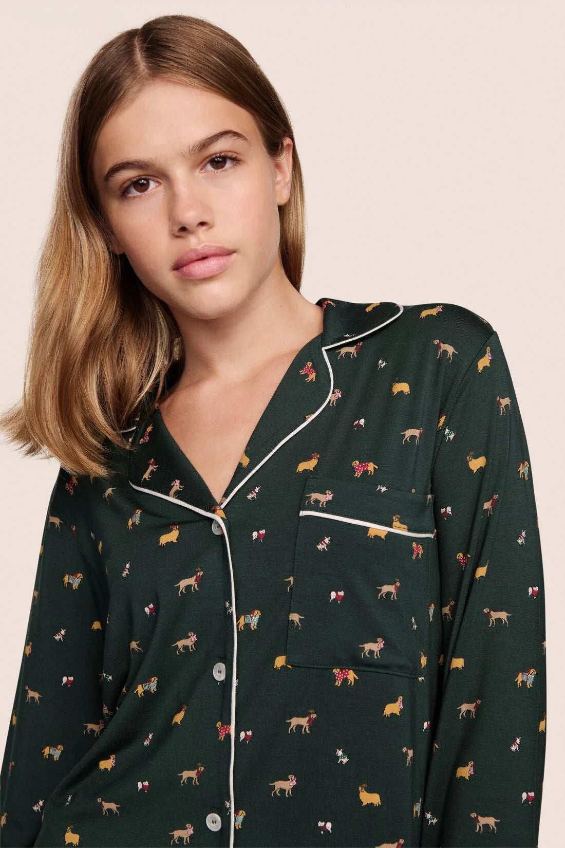 GISELE PRINT TENCEL MODAL LONG PJ SET