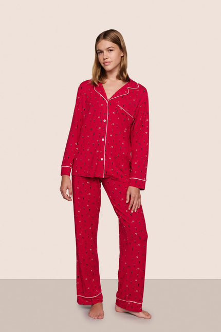 GISELE PRINT TENCEL MODAL LONG PJ SET