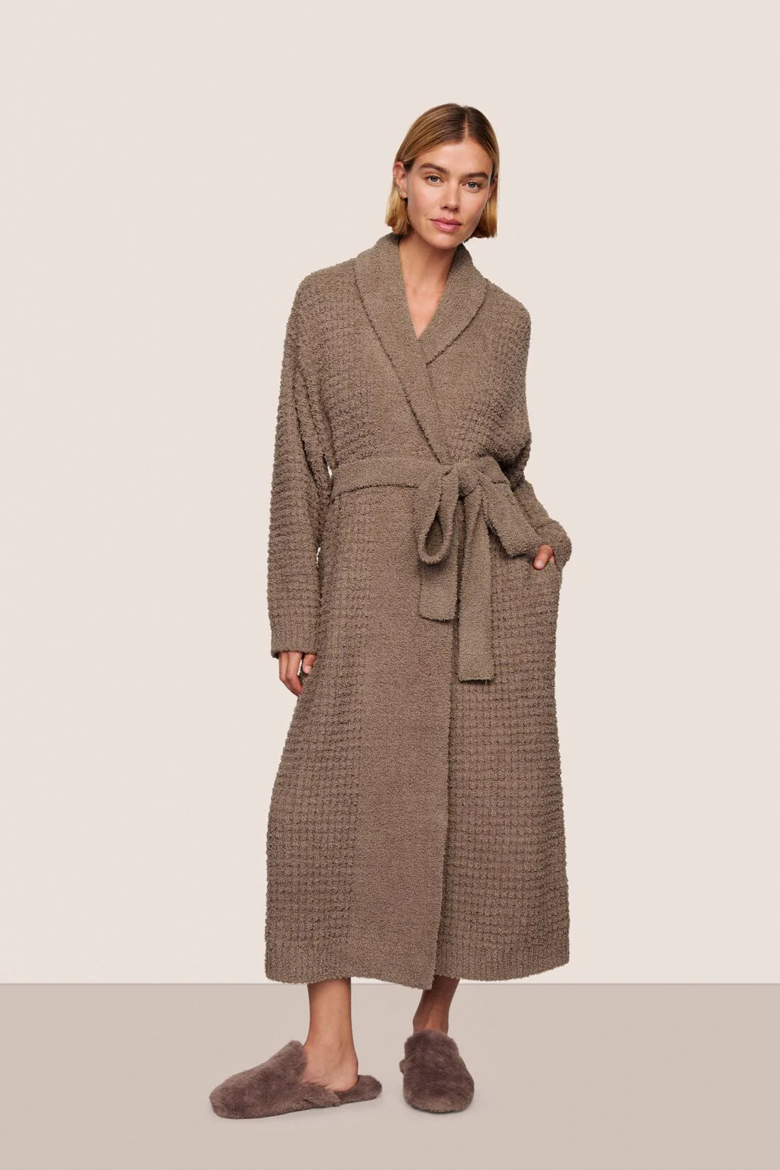 BOUCLE WAFFLE ROBE