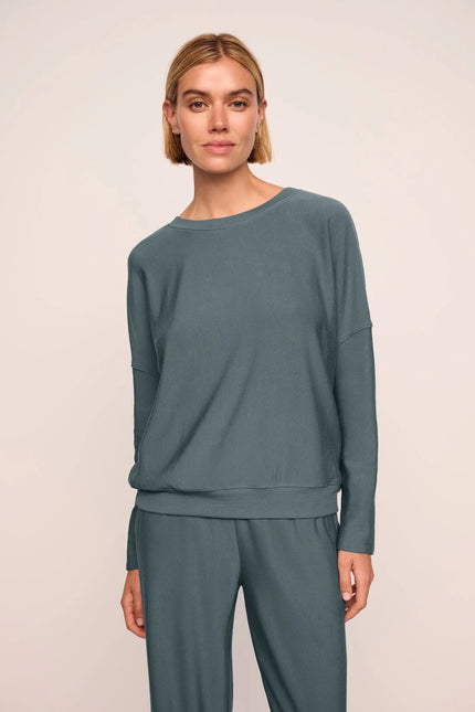 SOFTEST SWEATS BOATNECK PULLOVER