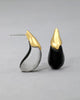 LUMINOUS LUCITE ARCHED SMALL POST EARRING