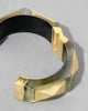 LUMINOUS LUCITE ARMOR HINGE BRACELET
