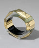 LUMINOUS LUCITE ARMOR HINGE BRACELET