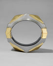 LUMINOUS LUCITE ARMOR HINGE BRACELET