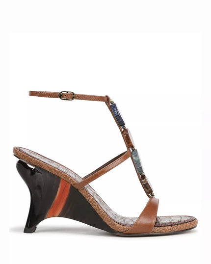 MASSEY STONE WEDGE SANDAL