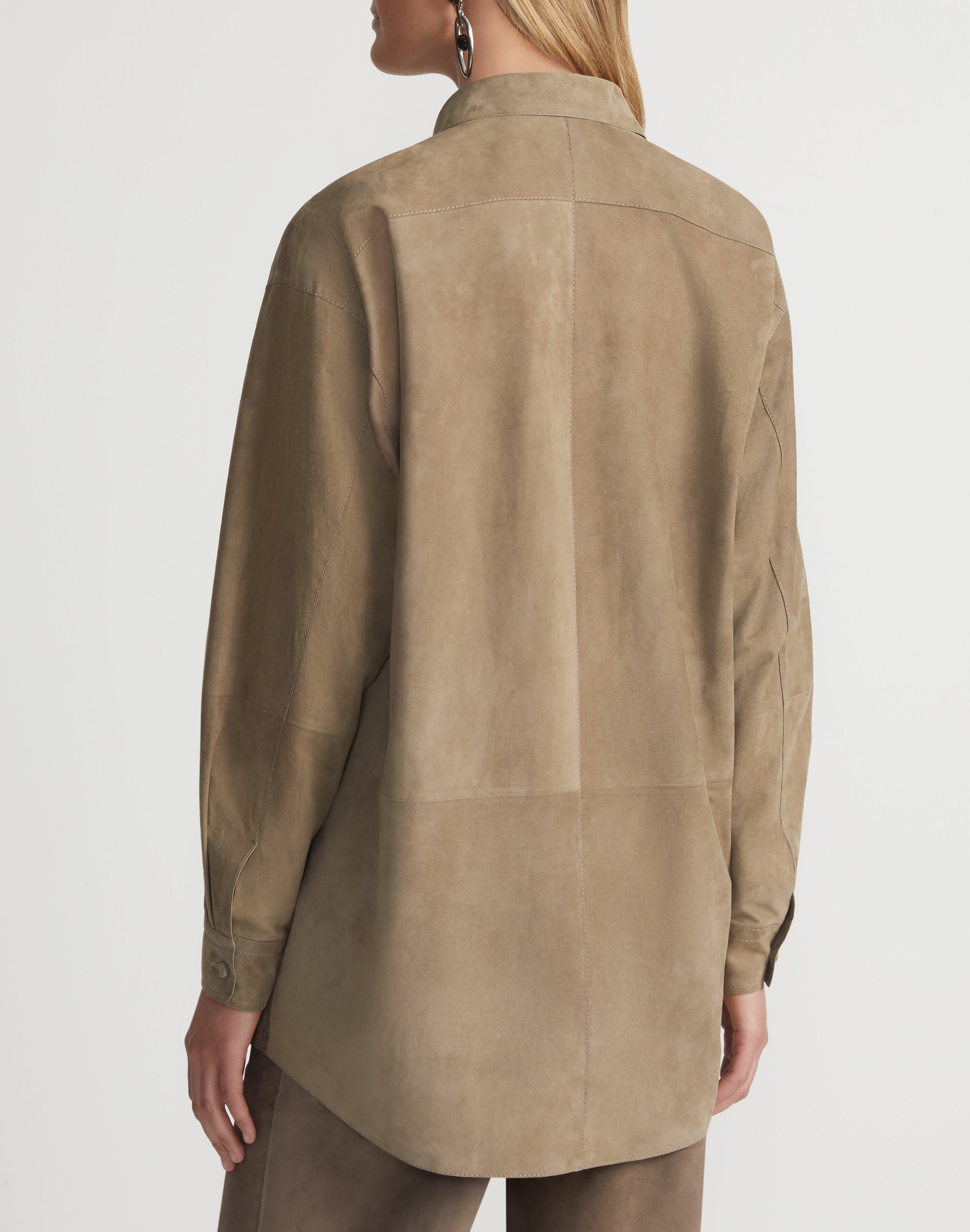 PAPERFINE SUEDE OVERSIZED SHIRT