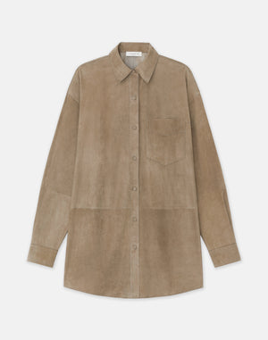 PAPERFINE SUEDE OVERSIZED SHIRT