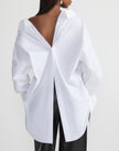 ORGANIC COTTON POPLIN OVERSIZED PORTRAIT SHIRT