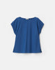 TRAVEL COTTON GATHERED CUFF SHIRT