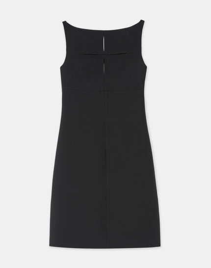 SLEEVELESS SHEATH WITH CUTOUT DETAIL