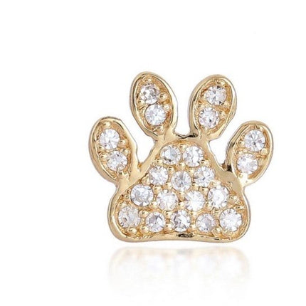 DIAMOND PAW SINGLE EARRING