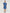 TRAVEL COTTON GATHERED NECKLINE DRESS