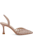 MERCER SUEDE AND MESH SLINGBACK
