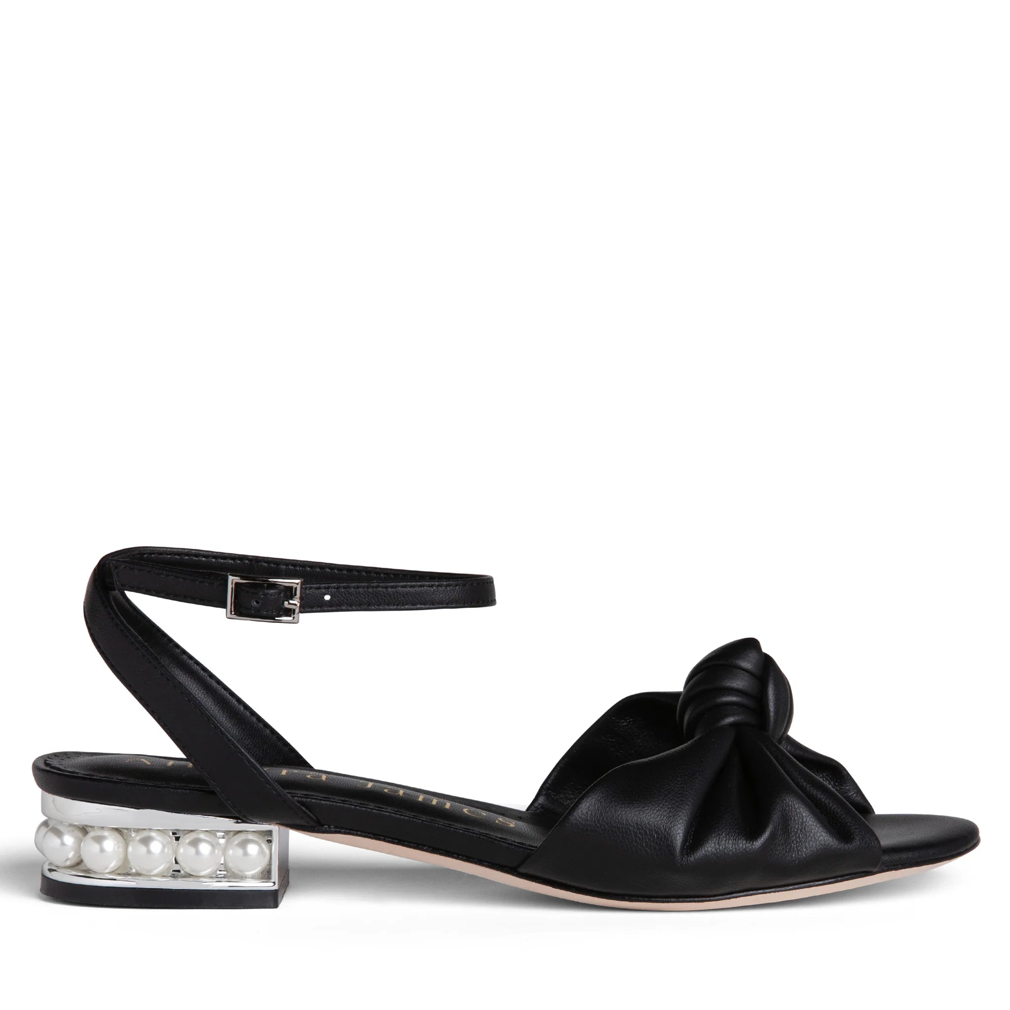 MINA FLAT LEATHER SANDAL